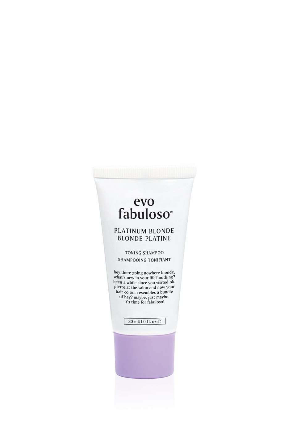 EVO Platinum Blonde Toning Shampoo