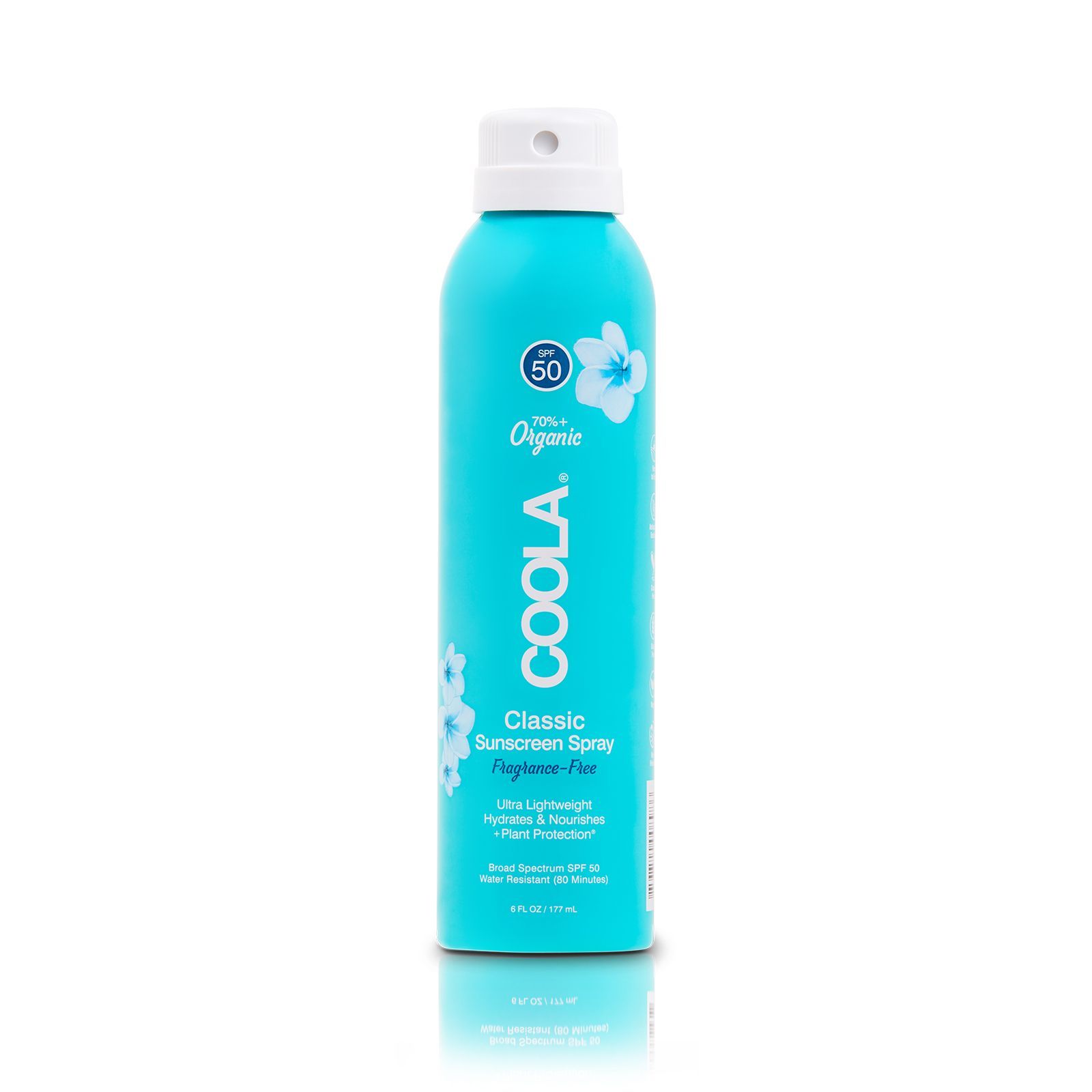 COOLA Classic Sunscreen Spray Unscented SPF50 177 ml.