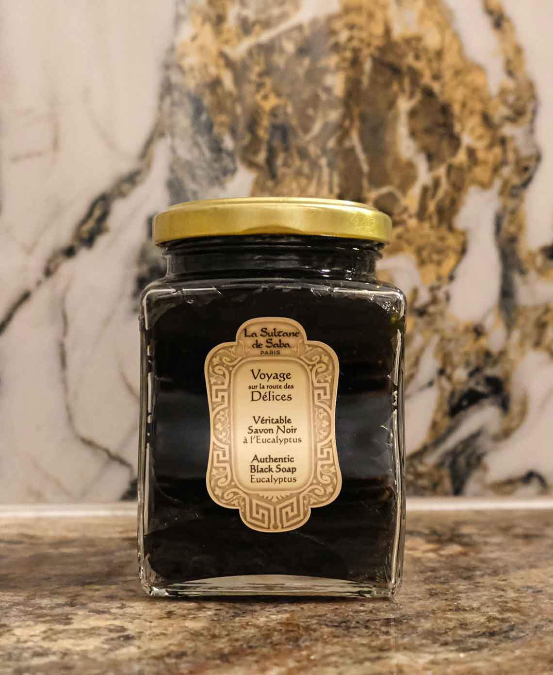 La Sultanе De Saba Authentic Black Soap Eucalyptus