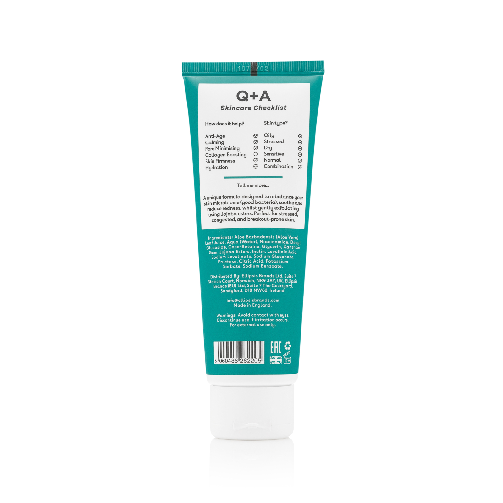 Q a zinc pca. Q+A Niacinamide Daily Toner. Q+A Zinc PCA Daily moist крем 30ml. QMS gentle Exfoliant sensitive Skin.