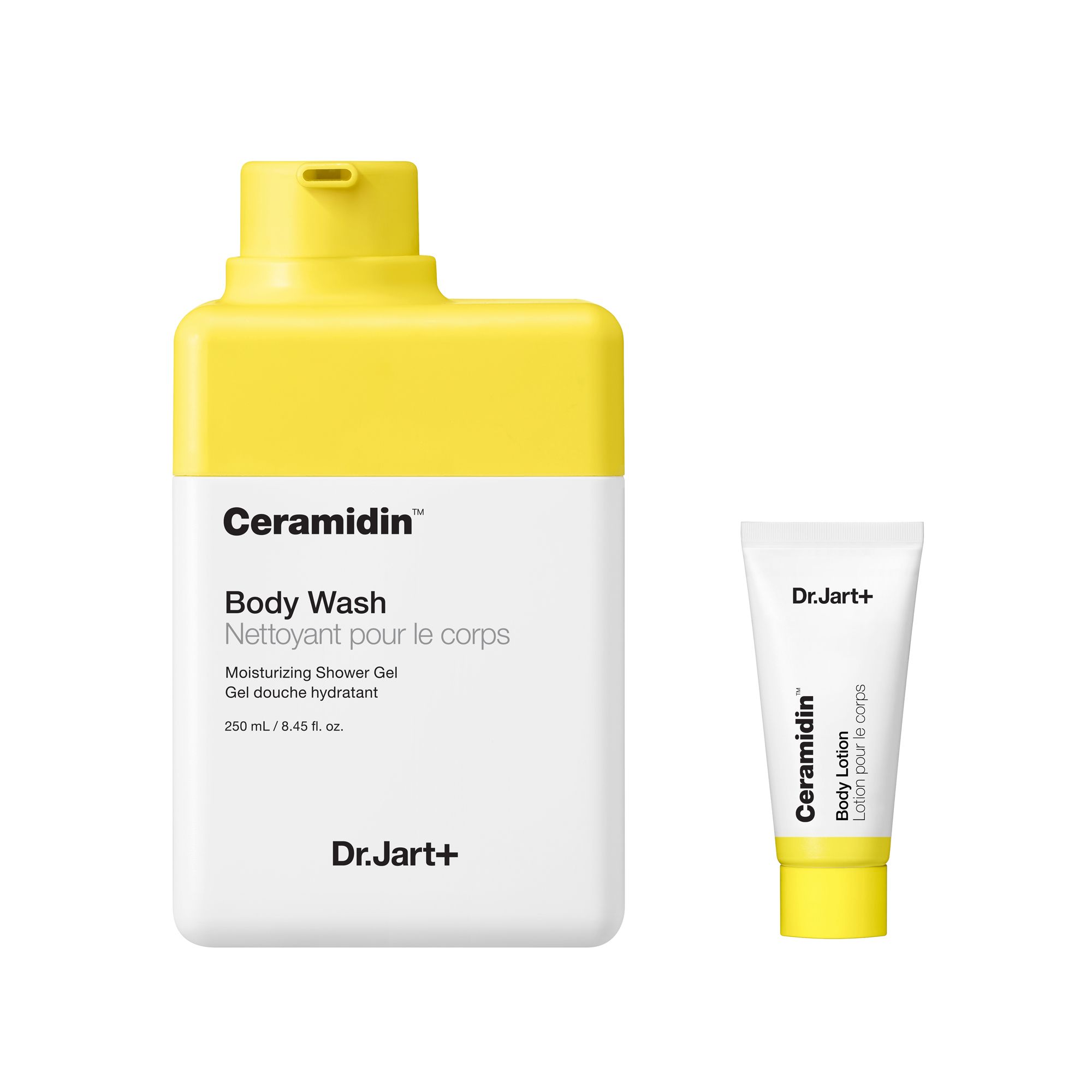 Dr.Jart+ Ceramidin Body Wash 250 ml. + Ceramidin Body Lotion 30 ml.