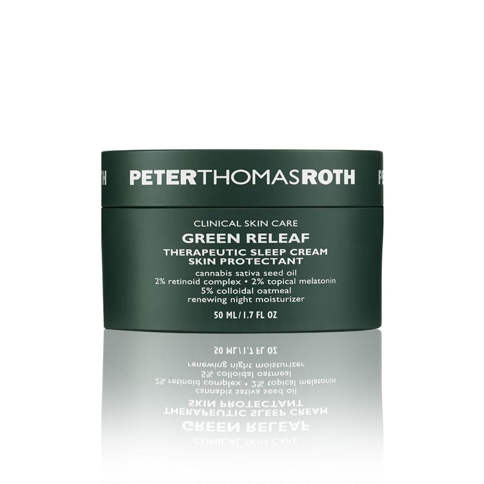 Peter Thomas Roth Green Releaf Therapeutic Sleep Cream Skin Protectant
